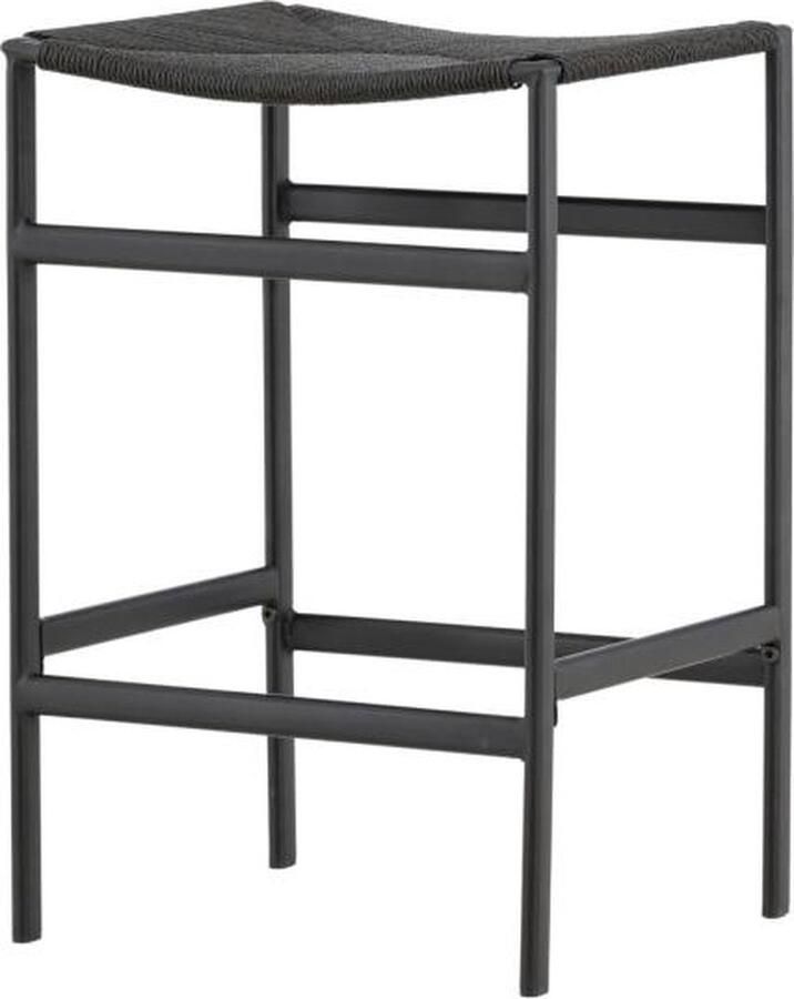 Svea Polsty barkruk 63 cm rattan zwart