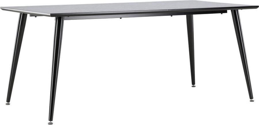 Svea Pura rechthoekige eettafel 180 x 90 cm zwart