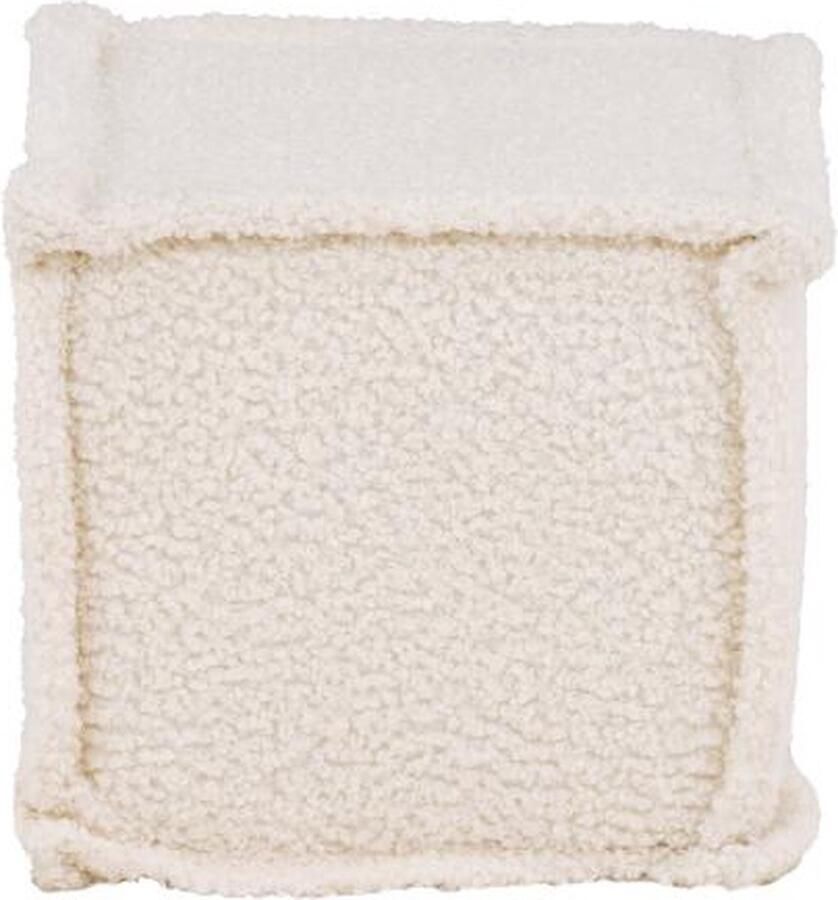 Svea Rex hocker boucle lichtgrijs