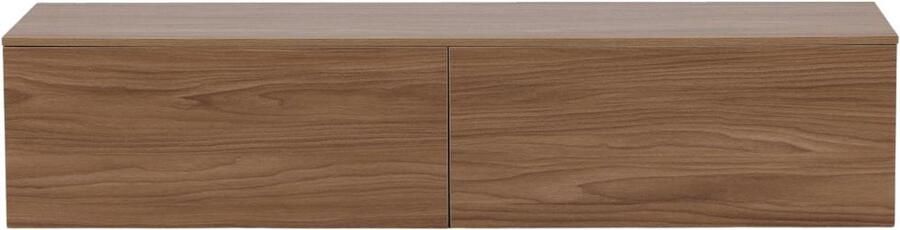 Svea Santo zwevend TV-meubel 160 cm walnoot