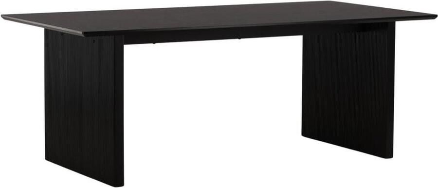 Svea Tiko rechthoekige eettafel 200 x 100 cm zwart