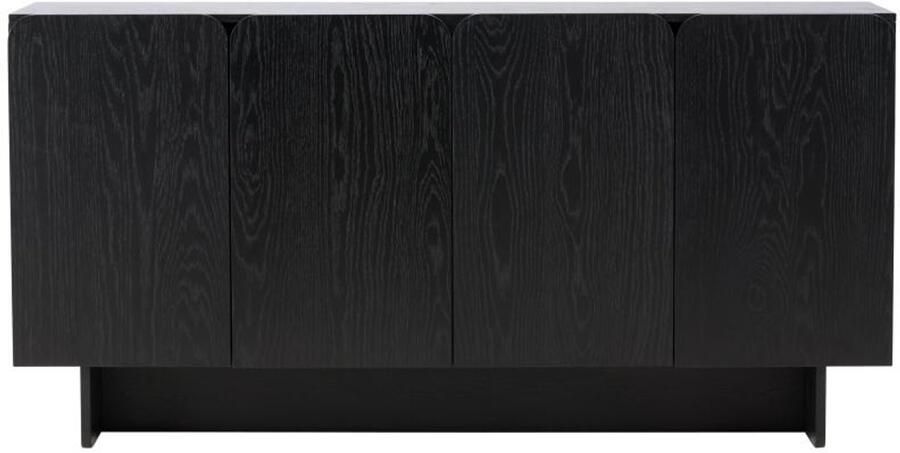 Svea Tommaso dressoir 160 cm zwart