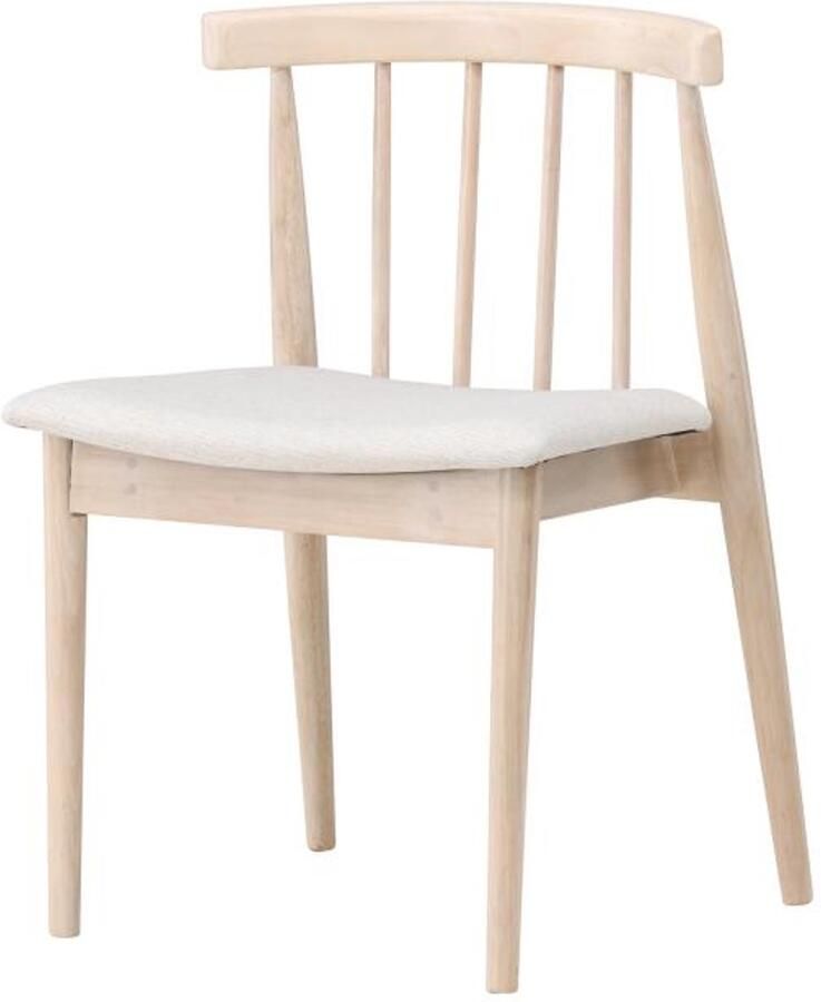 Svea Ugo eetkamerstoel rubberhout whitewash