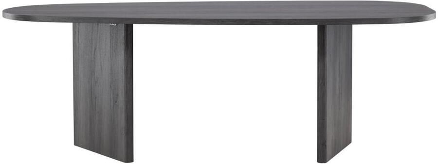 Svea Vincenzo organische eettafel 100 x 220 cm zwart