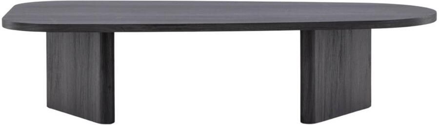 Svea Vincenzo organische salontafel 65 x 130 cm zwart