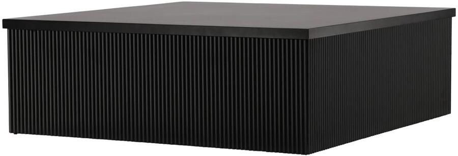 Svea Vita vierkante salontafel 90 x 90 cm zwart