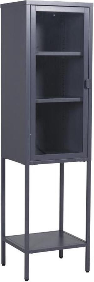 Svea Zivo vitrinekast 40 x 150 cm grijs
