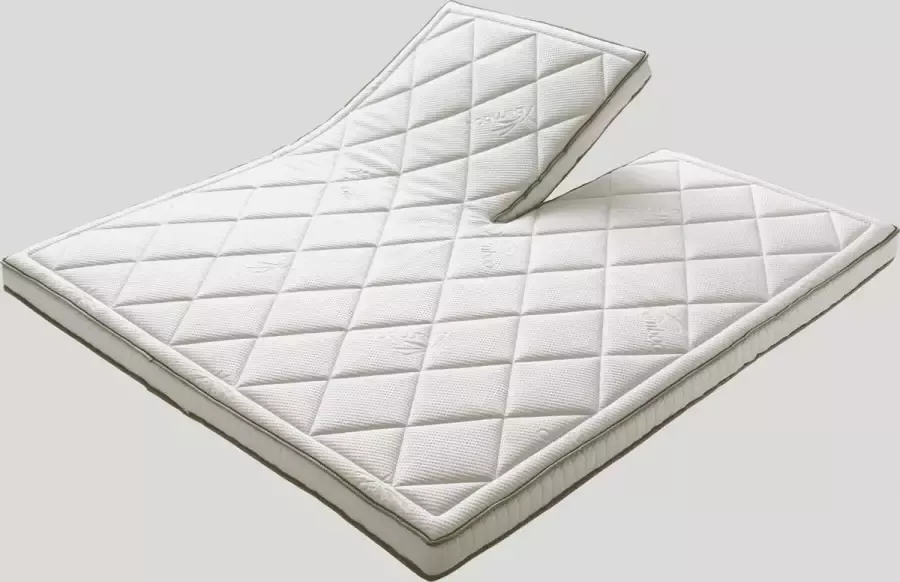 Svef Topmatrassen Luxe Topper Topper matras topdek matras Caspar HR koudschuim 160 x 190 cm Met Split - Foto 2