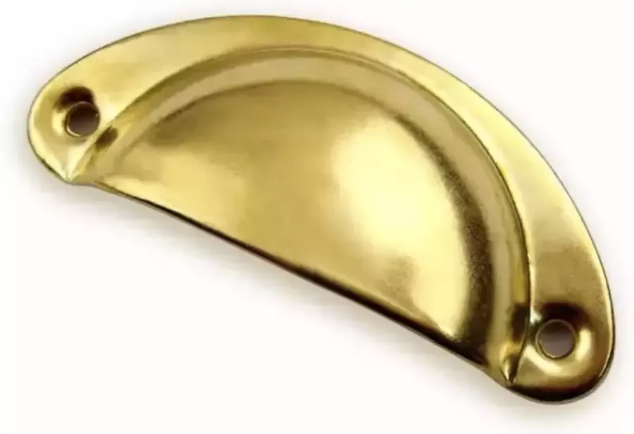 SVH Company Vintage Schelpvormige Ladehandgrepen Gold 4 stuks Lade Greep Hand Vat Handvat Gold