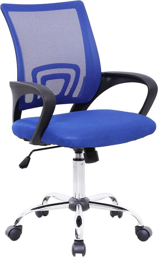 SVITA CYDNEY bureaustoel mesh bekleding draaistoel stoel bureau blauw