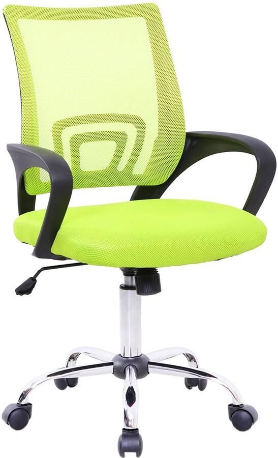 SVITA CYDNEY bureaustoel mesh bekleding draaistoel stoel bureau groen