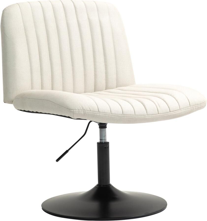 SVITA EMILY loungestoel in hoogte verstelbaar 360° draaibaar beige