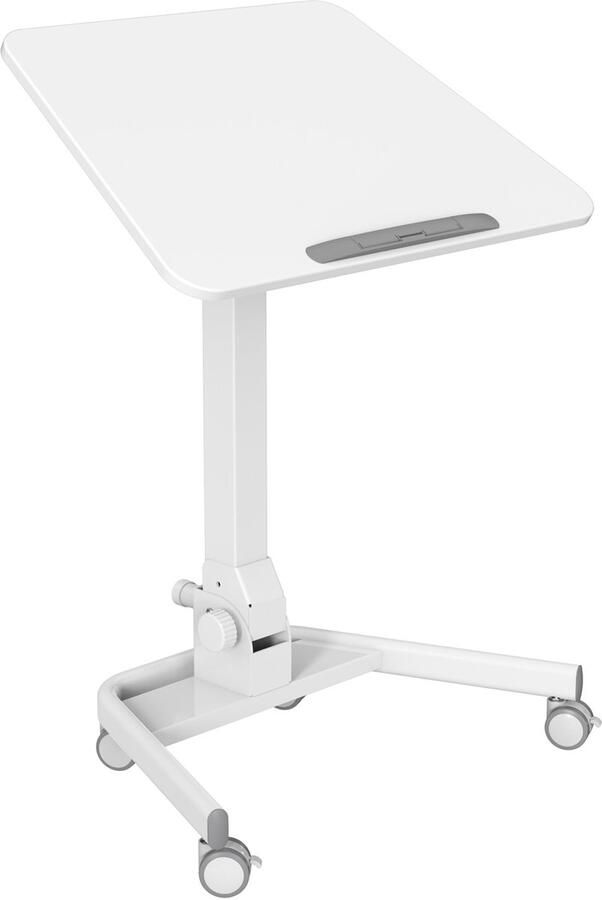 SVITA JEJU Laptophouder Mobiel staand bureau In hoogte verstelbaar Inklapbaar Wit