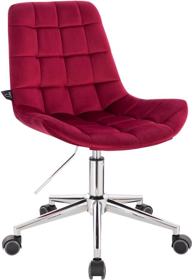 SVITA MICKY bureaustoel voor kinderen in hoogte verstelbare bureaustoel wijnrood