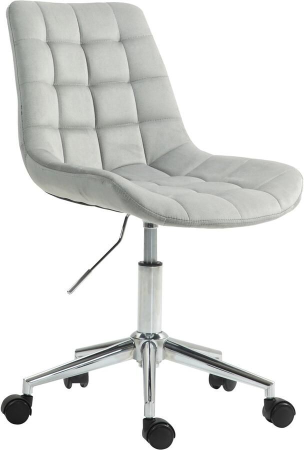 SVITA MICKY bureaustoel voor kinderen in hoogte verstelbare draaistoel grijs