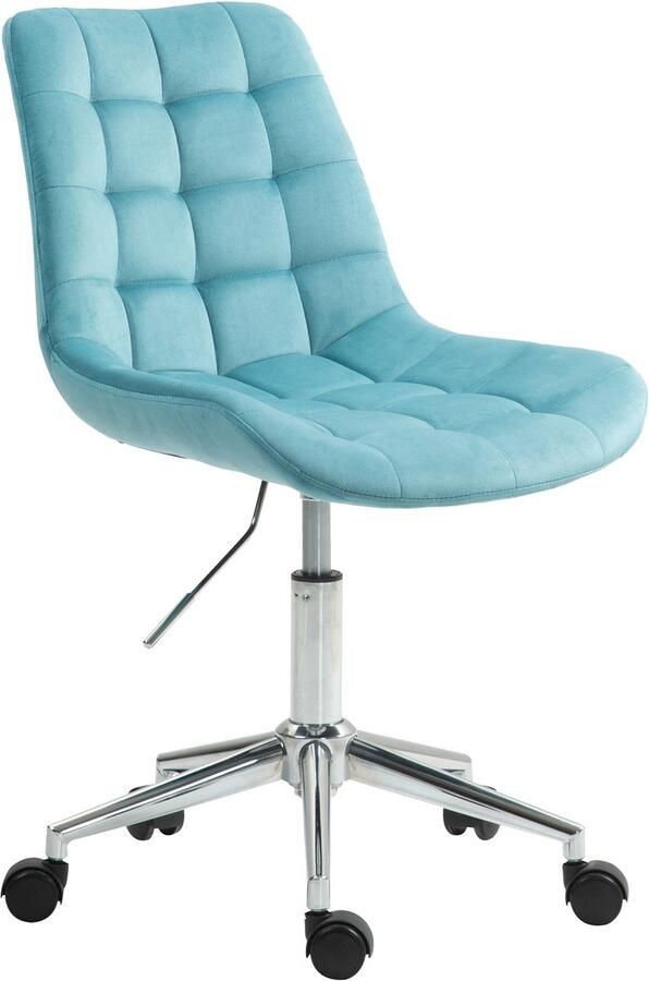 SVITA MICKY bureaustoel voor kinderen in hoogte verstelbare draaistoel lichtblauw