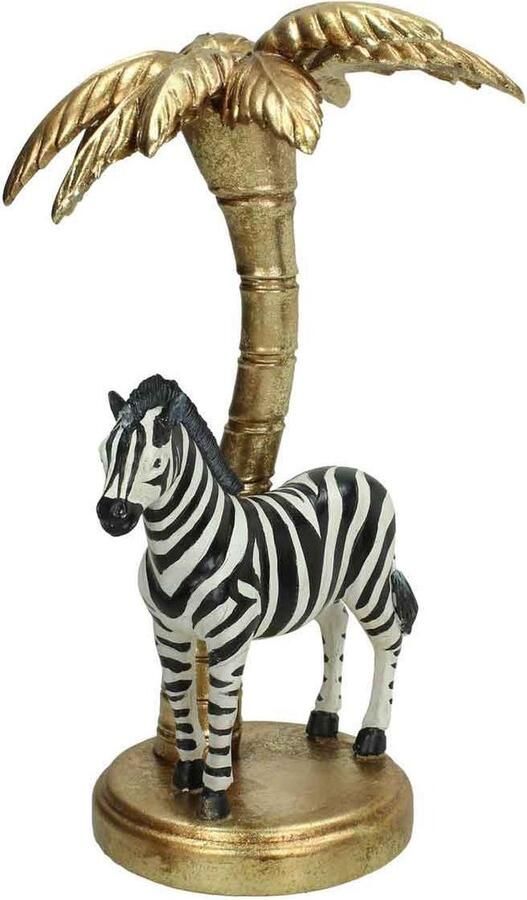SVJ Home Decorations SVJ HomeKandellar Kaarsenhouder Zebra 15x15x26 cm Kaarsenstandaard