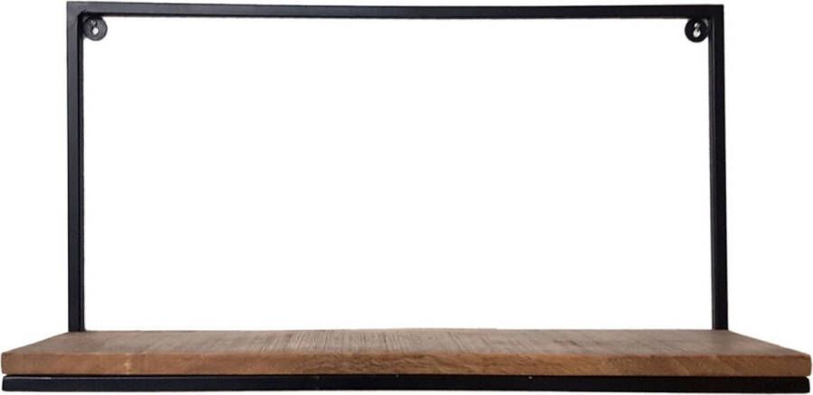 SVJ Home Decorations SVJ Wandrek 20x75x40 cm Hout Zwart