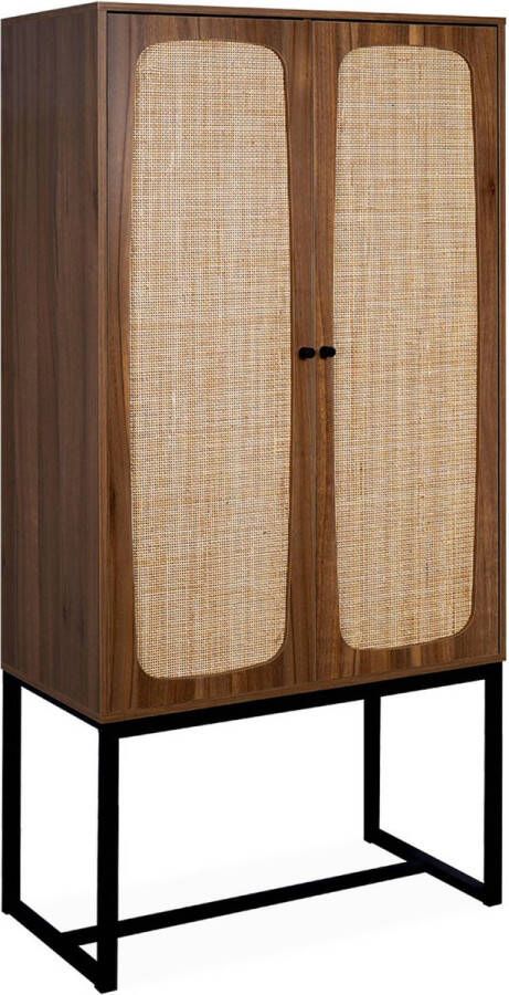 Sweeek Dressoir retro b 80 x d 40 x h 165cm