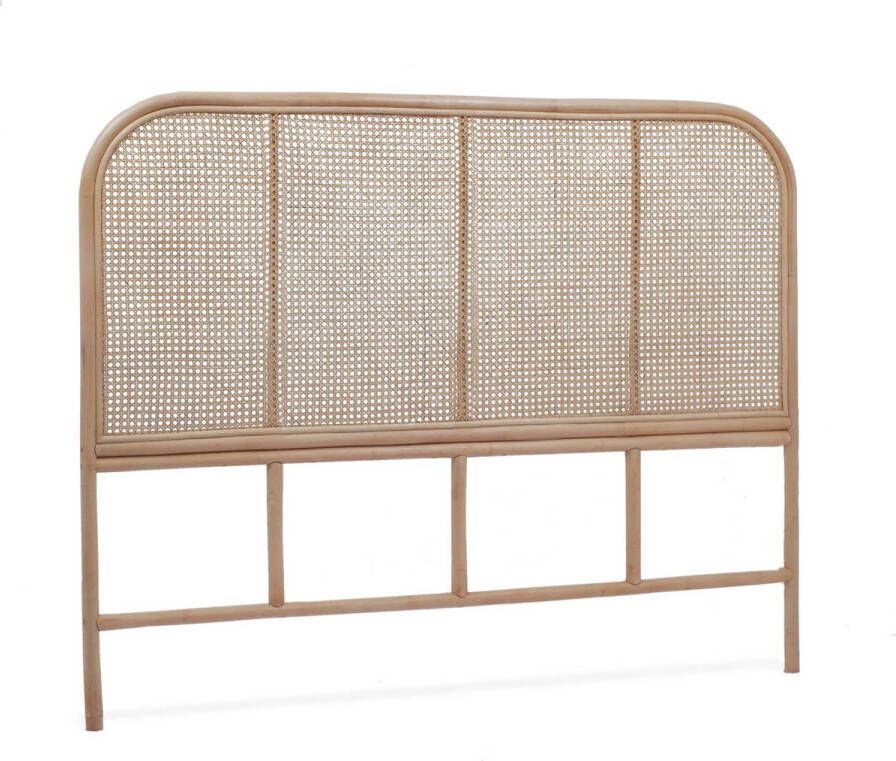 Sweeek Hoofdbord van natuurlijk rotan en riet sumatra