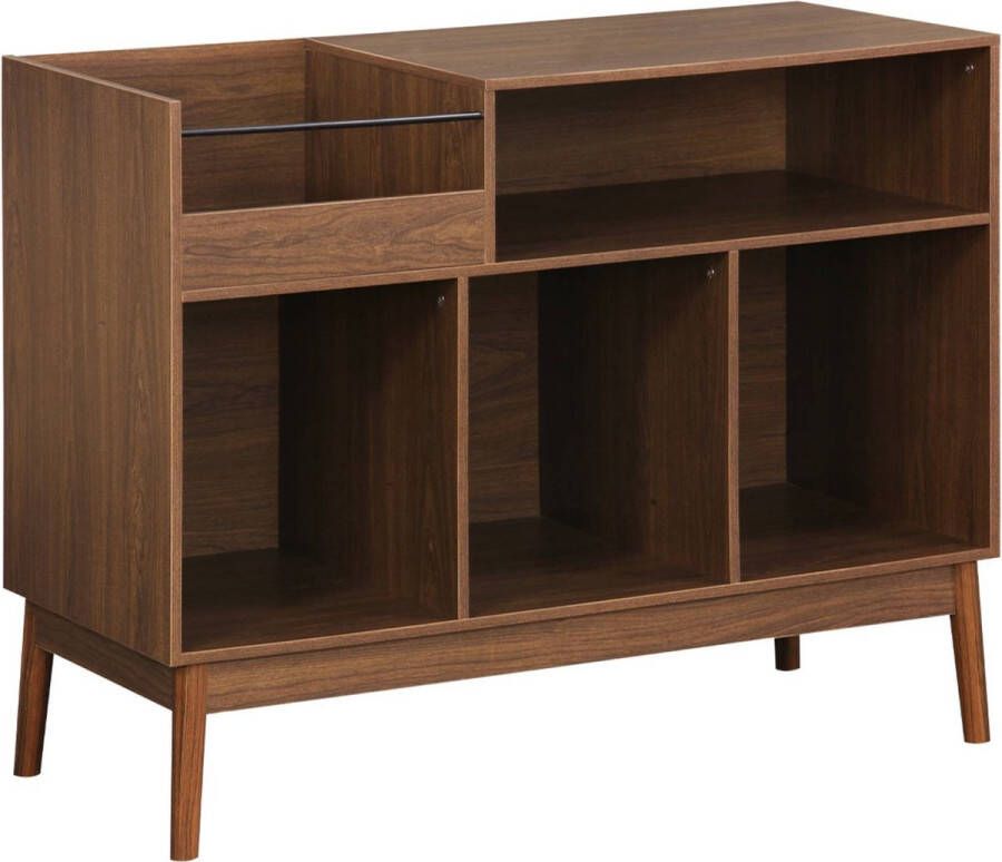 Sweeek Opbergmeubel met houtdecor nepal l 100 x b 48 x h 81 5cm - Foto 1
