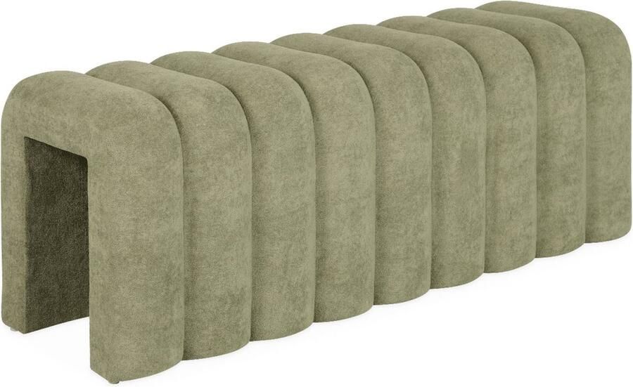 Sweeek Bank eigentijds voetenbankje van stof