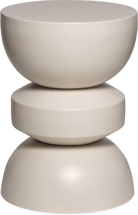 Sweeek Bijzettafel hoektafel nachtkastje van metaal ø32 x 445cm assa