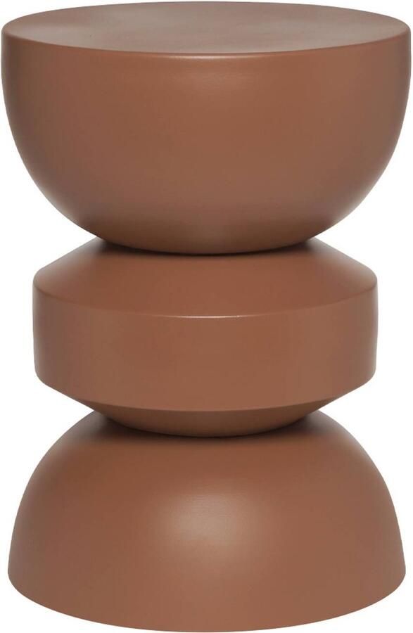 Sweeek Bijzettafel hoektafel nachtkastje van metaal ø32 x 445cm assa