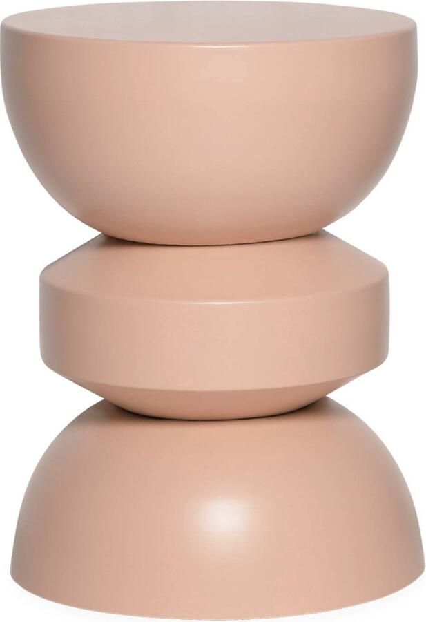 Sweeek Bijzettafel hoektafel nachtkastje van metaal ø32 x 445cm assa