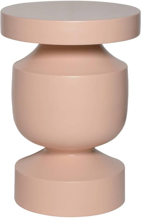 Sweeek Bijzettafel hoofdeinde bank metalen nachtkastje alma ø30 5 x h 46 5cm