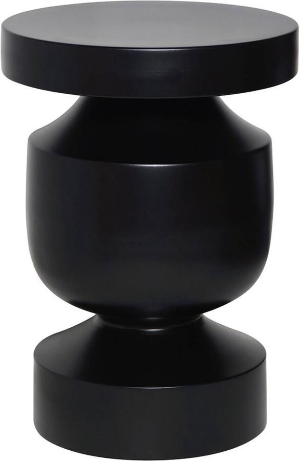 Sweeek Bijzettafel hoofdeinde bank metalen nachtkastje alma ø30 5 x h 46 5cm