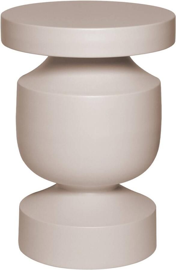 Sweeek Bijzettafel hoofdeinde bank metalen nachtkastje alma ø30 5 x h 46 5cm