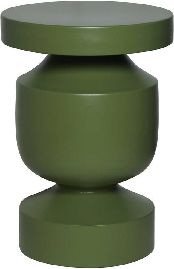 Sweeek Bijzettafel hoofdeinde bank metalen nachtkastje alma ø30 5 x h 46 5cm