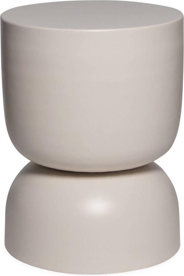 Sweeek Bijzettafel salontafel nachtkastje van metaal madi ø32 x h 42cm