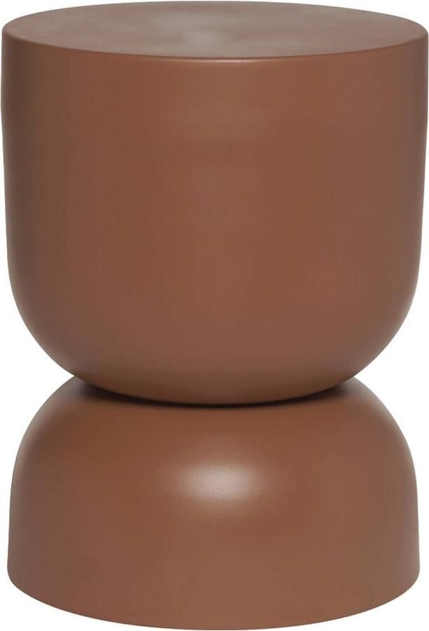 Sweeek Bijzettafel salontafel nachtkastje van metaal madi ø32 x h 42cm