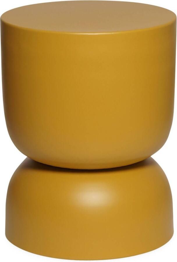 Sweeek Bijzettafel salontafel nachtkastje van metaal madi ø32 x h 42cm