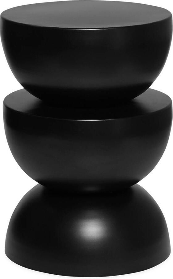 Sweeek Bijzettafel zijtafel nachtkastje in metaal coumba ø32 x 46 5cm