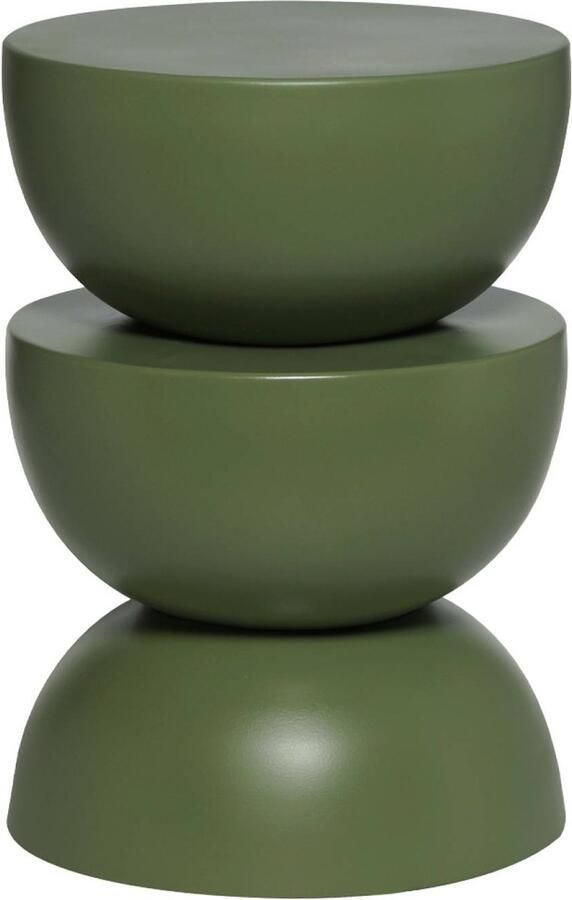 Sweeek Bijzettafel zijtafel nachtkastje in metaal coumba ø32 x 46 5cm