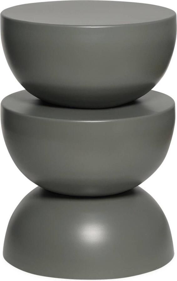 Sweeek Bijzettafel zijtafel nachtkastje in metaal coumba ø32 x 46 5cm