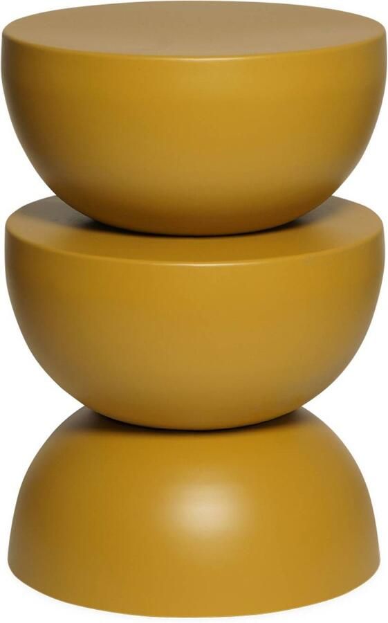 Sweeek Bijzettafel zijtafel nachtkastje in metaal coumba ø32 x 46 5cm