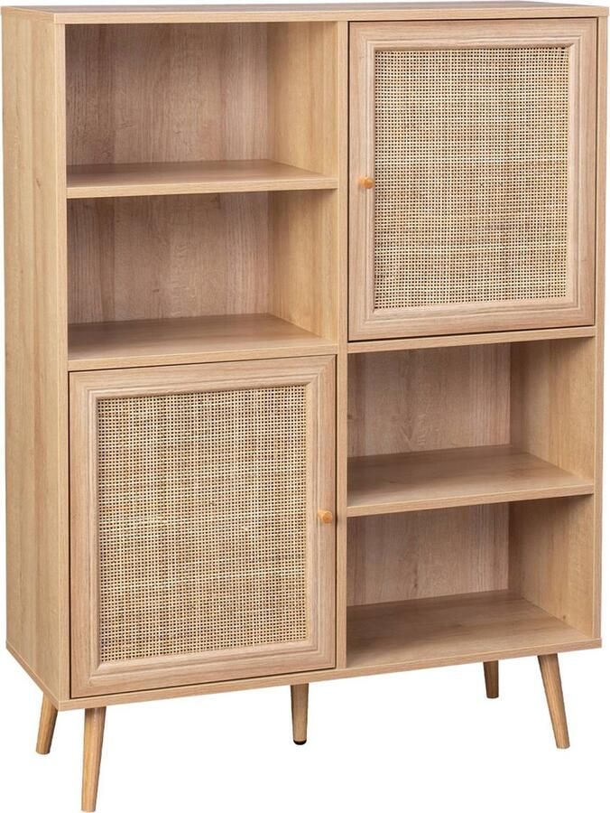 Sweeek Dressoir bohème b 90 x d 35 x h 120cm