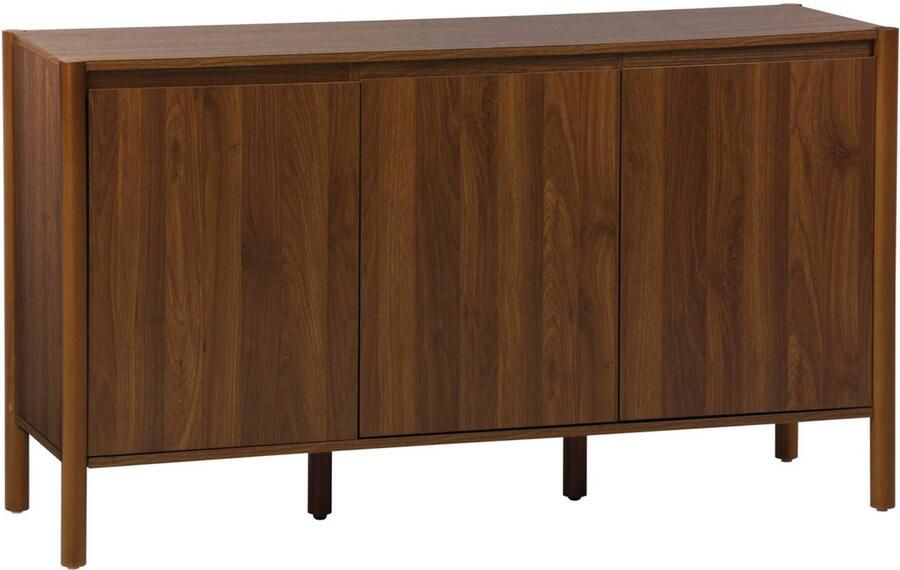 Sweeek Dressoir houteffect 3 deuren 140 x 42 x 78 5 cm harmony