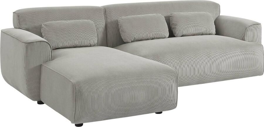 Sweeek Hoekbank 2 tot 3 zits corduroy wallas linkerhoek