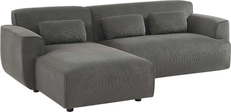 Sweeek Hoekbank 2 tot 3 zits corduroy wallas linkerhoek