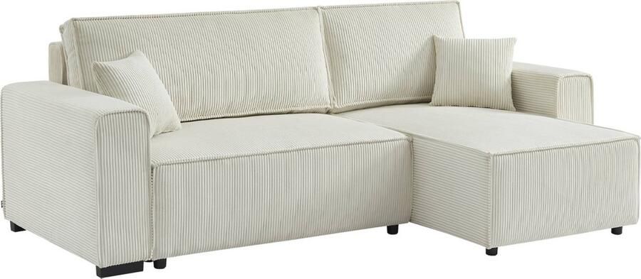 Sweeek Verstelbare 3-zits hoekbank