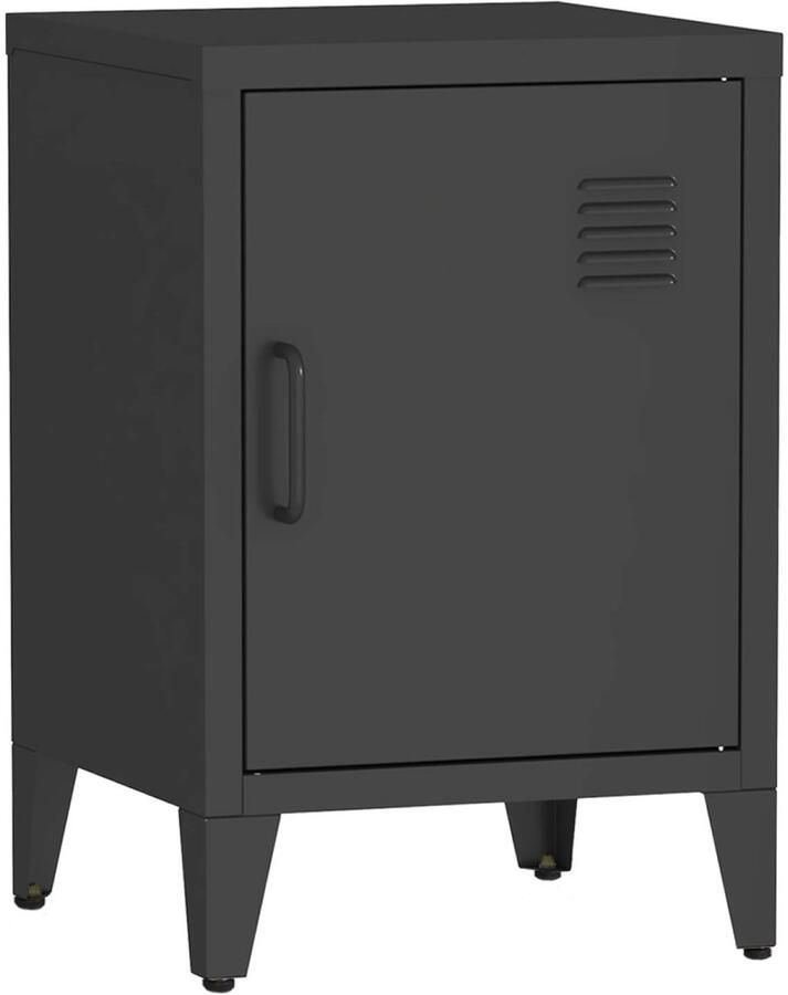 Sweeek Industrieel nachtkastje 1 deur soho