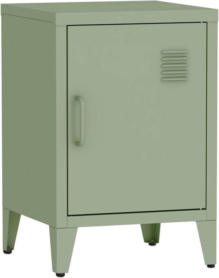 Sweeek Industrieel nachtkastje 1 deur soho