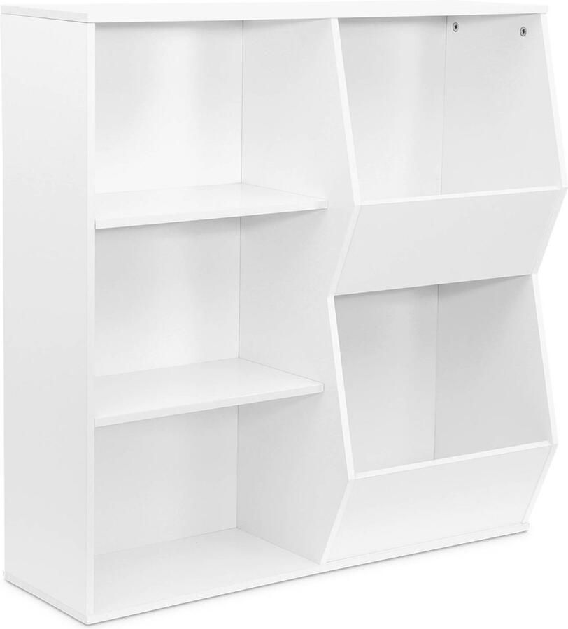 Sweeek Kinder opbergkast 3 legplanken en 2 opbergruimtes