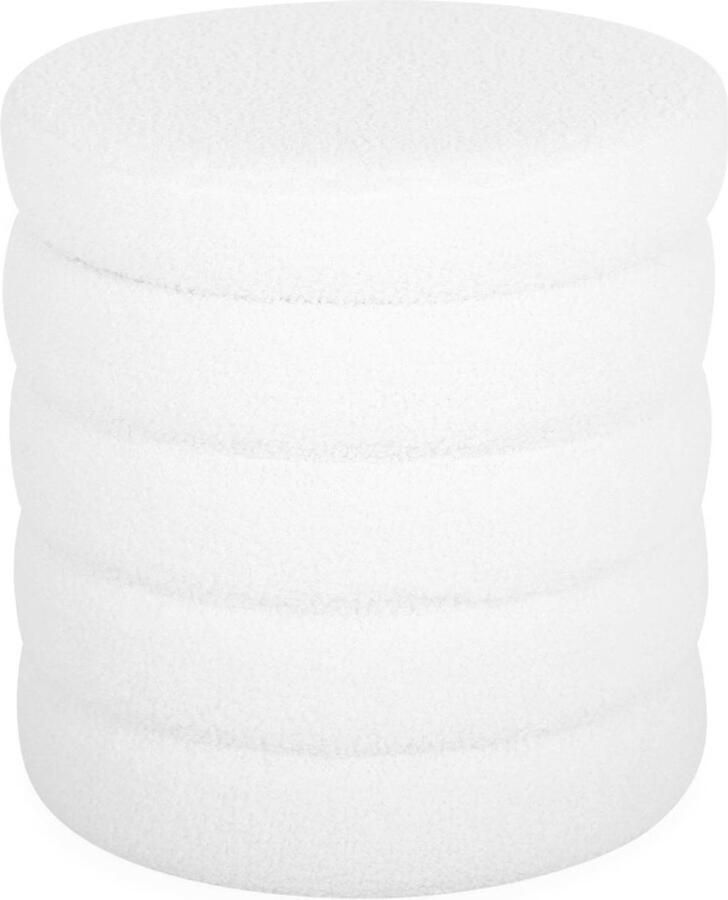 Sweeek Kruk in boucle stof met geïntegreerde opbergruimte