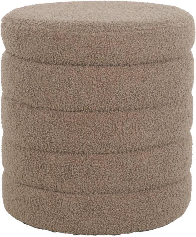 Sweeek Kruk in boucléstof met geïntegreerde opbergruimte